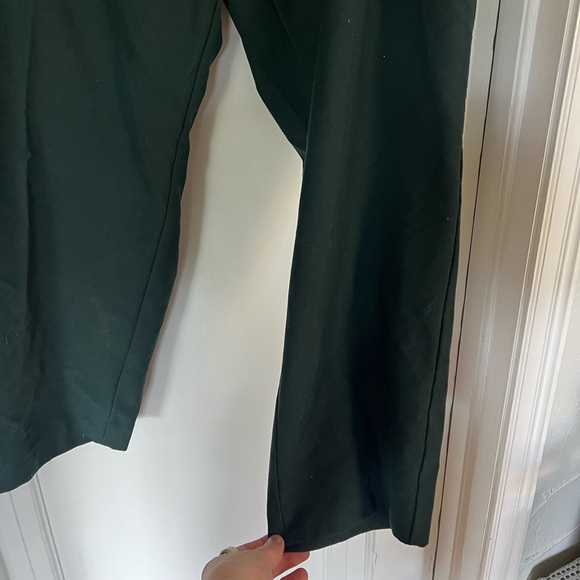 Lane Bryant The Allie Pants 18R Dark Green Trousers Stretch Ankle Workwear Plus - Picture 3 of 9